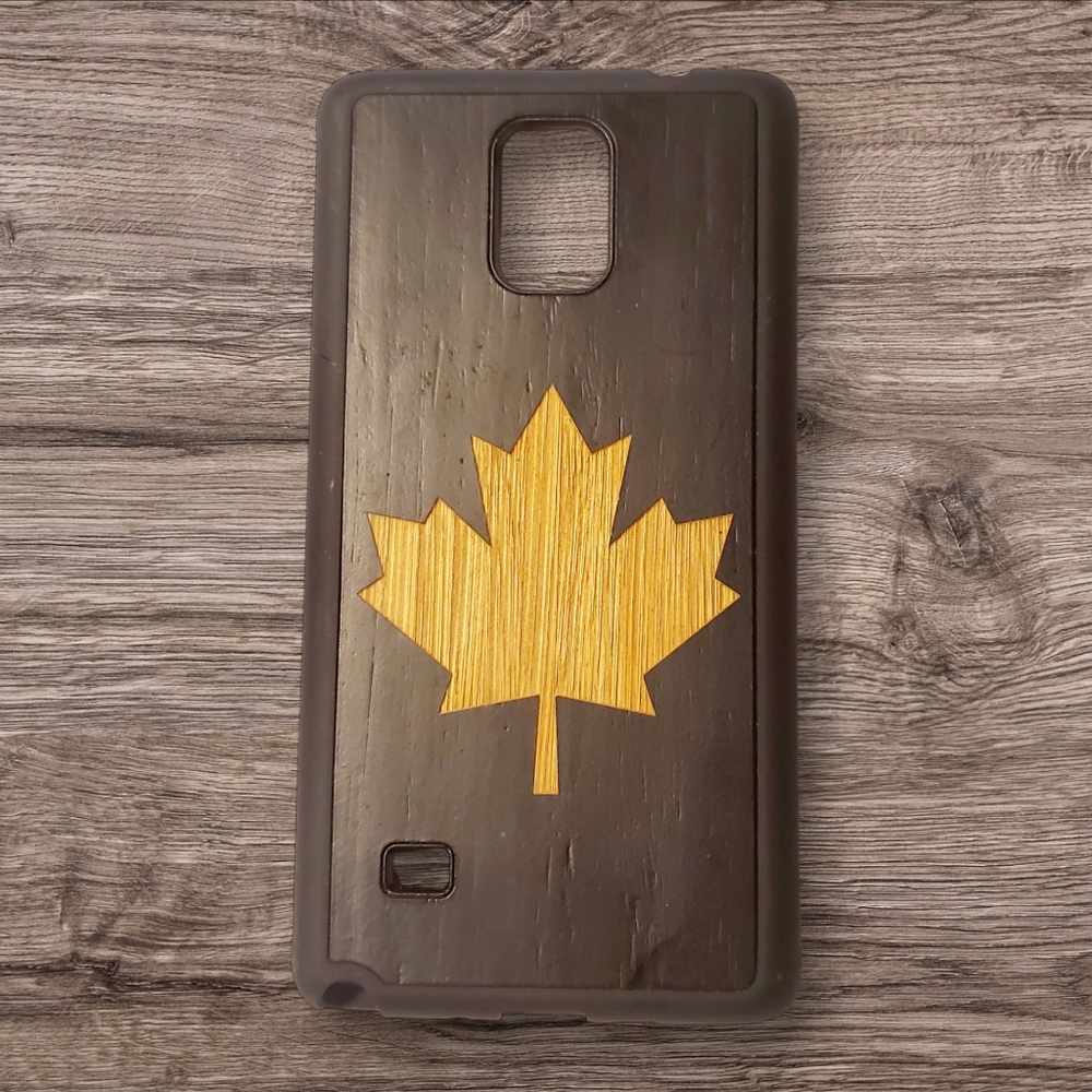 Custom Canada Case for Samsung Galaxy S5 / S5 NEO Phone Cover Wood Great Gift